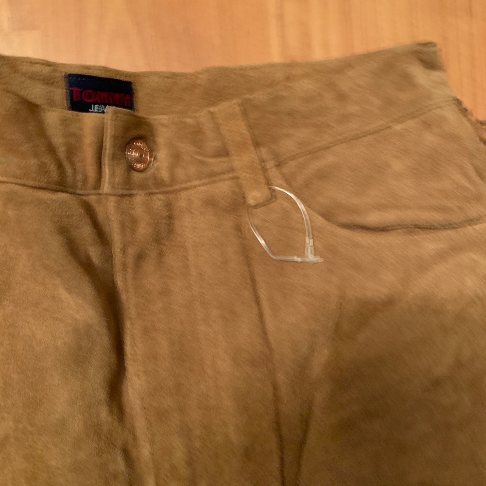 Brand New Tommy Hilfiger Suede fringe pant - Picture 2 of 9